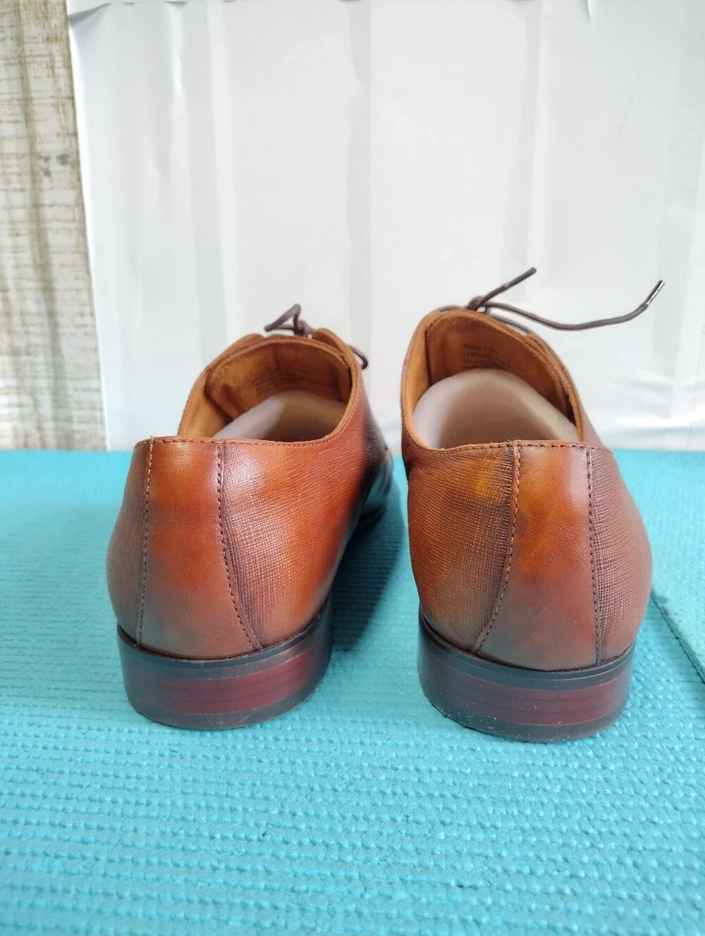 Florsheim Men's Leather Scottsdale Cap Toe Dress Shoes Size 10D